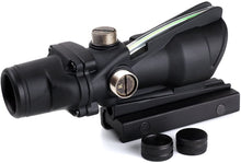 Load image into Gallery viewer, ACOG 4X32 Tactical Optical Rifle Scope With Fiber Optics Green Illuminated Crosshairs