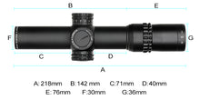 Load image into Gallery viewer, 4.5x24IR 1/2 Half Mil Dot Tactical Scope
