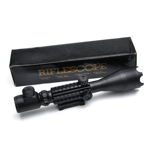 4-16x50EG Scope Illuminated with Holographic Reticle Red/Green Dot Sight and Laser