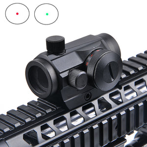 Tactical Mini 5 MOA Red/Green Dot Sight With Brightness Adjustment