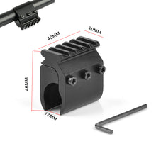 Load image into Gallery viewer, Shot Gun Tube Converter Bracket 21mm Rail Adapter
