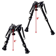 Load image into Gallery viewer, Quick Detach Rifle Bipods in Black or Tan
